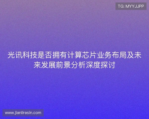 光讯科技是否拥有计算芯片业务布局及未来发展前景分析深度探讨